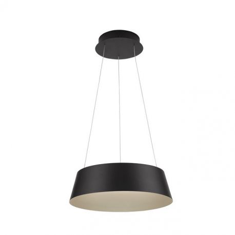 Pendule, Lustre suspendate - Pendul LED dimabil design modern ALBA negru 42cm