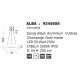 Pendule, Lustre suspendate - Pendul LED dimabil design modern ALBA negru 54cm