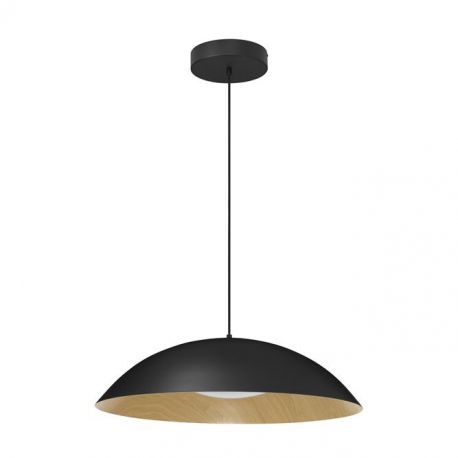 Pendule, Lustre suspendate - Pendul LED dimabil design modern GLIM negru 60cm