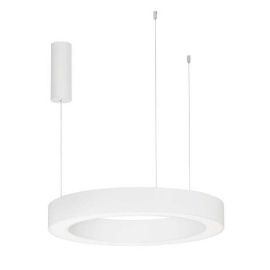 Pendule, Lustre suspendate - Pendul LED dimabil design modern MORBIDO alb