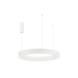 Pendule, Lustre suspendate - Pendul LED dimabil design modern MORBIDO alb 80cm