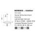 Pendule, Lustre suspendate - Pendul LED dimabil design modern MORBIDO alb 80cm