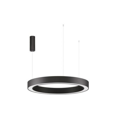 Pendule, Lustre suspendate - Pendul LED dimabil design modern MORBIDO negru 80cm