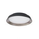 Plafoniera LED dimabila design modern Vela negru 45cm