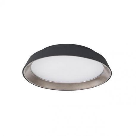 Plafoniere - Plafoniera LED dimabila design modern Vela negru 45cm