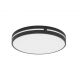 Plafoniere - Plafoniera LED dimabila design modern Wheel negru 45cm