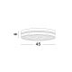 Plafoniere - Plafoniera LED dimabila design modern Wheel negru 45cm