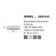 Plafoniere - Plafoniera LED dimabila design modern Wheel negru 45cm