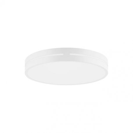Plafoniere - Plafoniera LED dimabila design modern Wheel alb 45cm