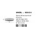 Plafoniere - Plafoniera LED dimabila design modern Wheel alb 45cm