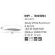 Plafoniere - Plafoniera LED dimabila design modern Oby alb 60cm