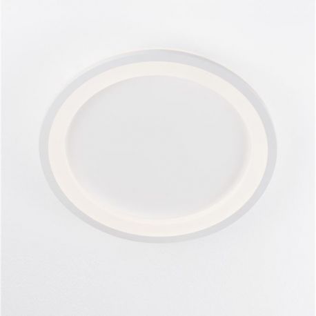 Plafoniere - Plafoniera LED dimabila design modern Oggy alb 37cm