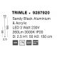 Pendule, Lustre suspendate - Pendul LED design modern Trimle negru 2.5cm