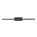 Aplica LED de perete pentru baie design modern FLAT IP44 negru