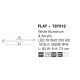 Iluminat pentru baie - Aplica LED de perete pentru baie design modern FLAT IP44 alb