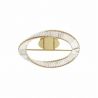 Plafoniera LED dimabila, cristal design elegant AURELIA auriu 60cm