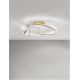 Plafoniere - Plafoniera LED dimabila, cristal design elegant AURELIA auriu 60cm