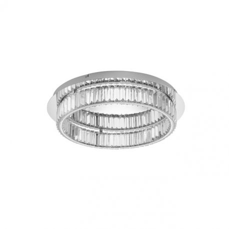 Plafoniere - Plafoniera LED dimabila, cristal design elegant AURELIA crom 60cm