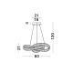 Pendule, Lustre suspendate - Pendul LED dimabil, cristal design elegant CONCETO auriu