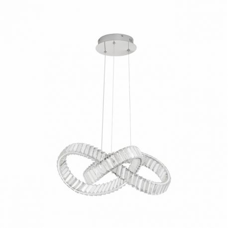 Pendule, Lustre suspendate - Pendul LED dimabil, cristal design elegant CONCETO crom