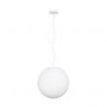 Pendul design modern Nevoso alb 40cm