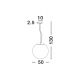 Pendule, Lustre suspendate - Pendul design modern Nevoso alb 50cm