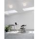 Pendule, Lustre suspendate - Plafoniera design modern Nevoso alb 30cm