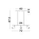 Pendule, Lustre suspendate - Lustra suspendata cu 3 surse de iluminat design modern POGNO negru, auriu