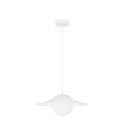 Pendul design modern FLY alb mat 36cm