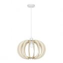 Pendul design modern OTTOLINE alb, natural