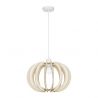 Pendul design modern OTTOLINE alb, natural