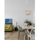 Pendule, Lustre suspendate - Pendul design modern OTTOLINE alb, natural