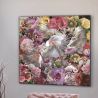 Tablou de perete decorativ Peces Luchador Siam, 120x120cm