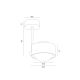Plafoniere - Plafoniera design minimalist Massimo plus alb
