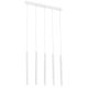 Pendule, Lustre suspendate - Lustra cu 5 pendule design minimalist Etna plus alb