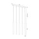 Pendule, Lustre suspendate - Lustra cu 5 pendule design minimalist Etna plus alb