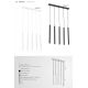 Pendule, Lustre suspendate - Lustra cu 5 pendule design minimalist Etna plus alb
