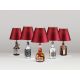 Veioze - Kit iluminat / Lampa de masa decorativa Licor garnet