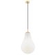 Pendul design minimalist Jesse alb, auriu 28cm