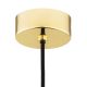 Pendule, Lustre suspendate - Pendul design minimalist Jesse alb, auriu 28cm