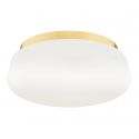 Plafoniera design modern Ombra auriu, alb
