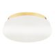 Plafoniera design modern Ombra auriu, alb