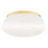 Plafoniera design modern Ombra auriu, alb