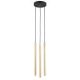 Pendule, Lustre suspendate - Lustra cu 3 pendule design minimalist Sicilia plus alama