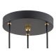 Pendule, Lustre suspendate - Lustra cu 3 pendule design minimalist Sicilia plus alama