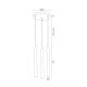 Pendule, Lustre suspendate - Lustra cu 3 pendule design minimalist Sicilia plus alama