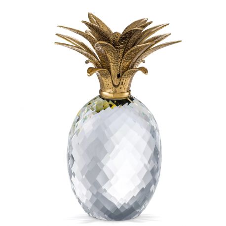 Parfumuri de camera, Idei cadouri, Obiecte decorative - Vas depozitare, obiect decorativ design LUX Pineapple alama antic/ st...