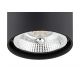 Plafoniere cu spoturi, Spoturi aplicate - Spot aplicat design modern TUBO negru 12cm