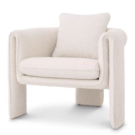 Fotolii - Fotoliu LUX design elegant Toto, Boucle cream