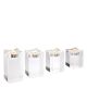 Parfumuri de camera, Idei cadouri, Obiecte decorative - Set de 4 suporturi pentru lumanari Giancarlo L